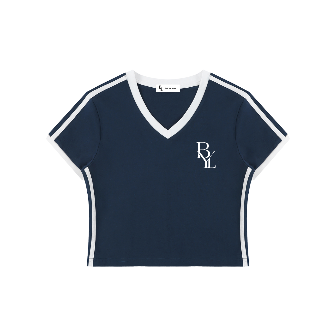 BYL Cropped V-Neck