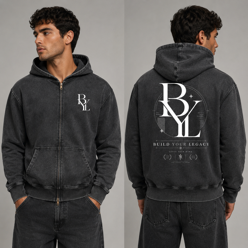Leave Your Mark Oversized Zip-Up