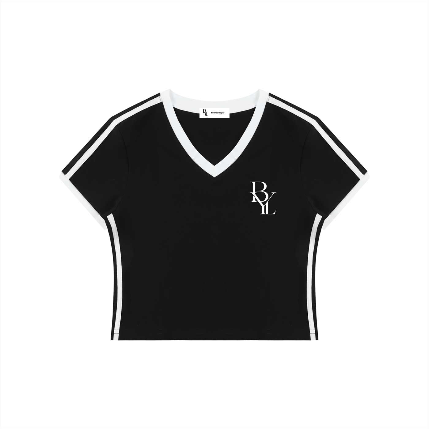 BYL Cropped V-Neck