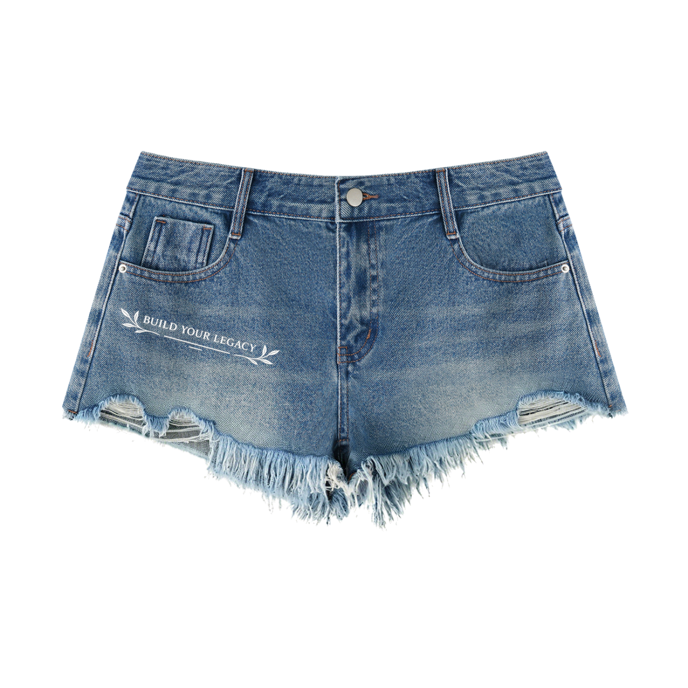 Build Your Legacy Denim Shorts
