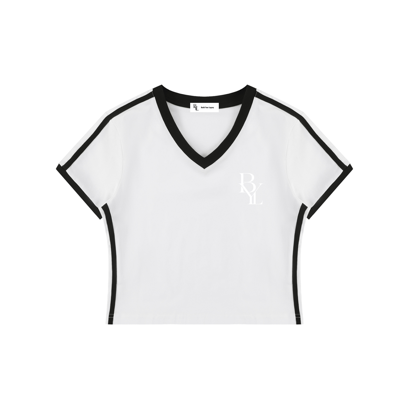 BYL Cropped V-Neck