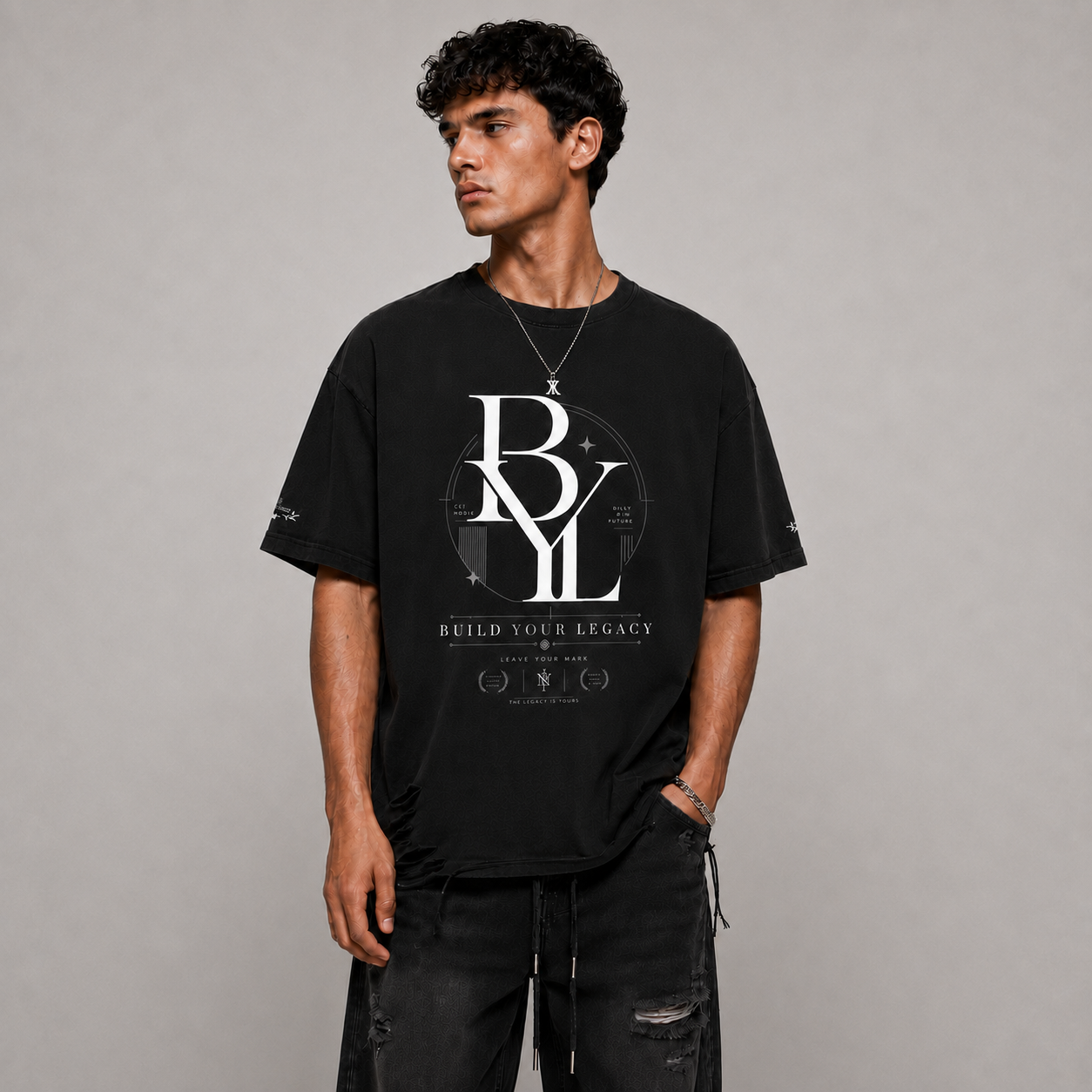 Snow Washed Leave Your Mark Tee